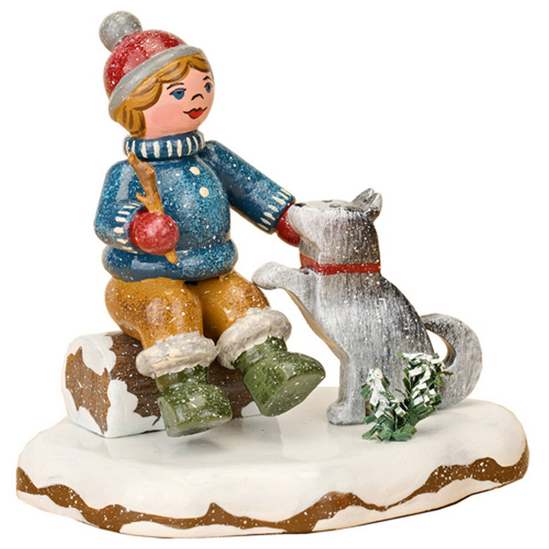 Hubrig Volkskunst 'Winterkind Oscar mijn vriend - 7cm' 2026