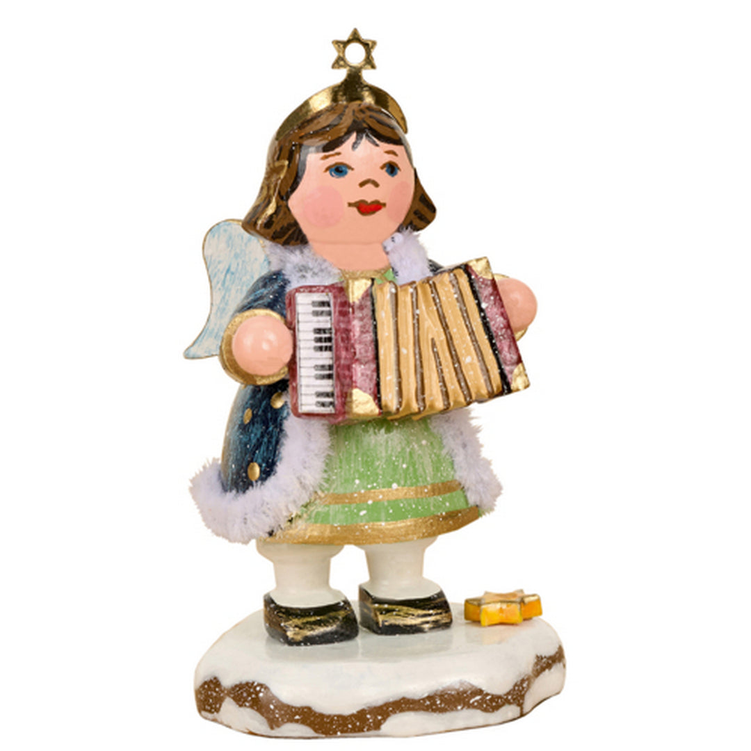 Hubrig Volkskunst 'Winterkinder Himmelskind harmonikával - 6,5cm' 2026