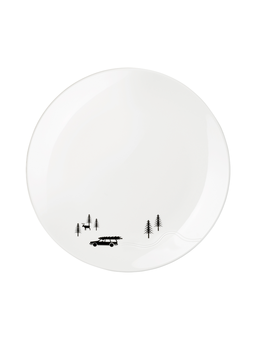 Asa, Dessertteller, skiding xmas, D20,5 x  H2,2 cm