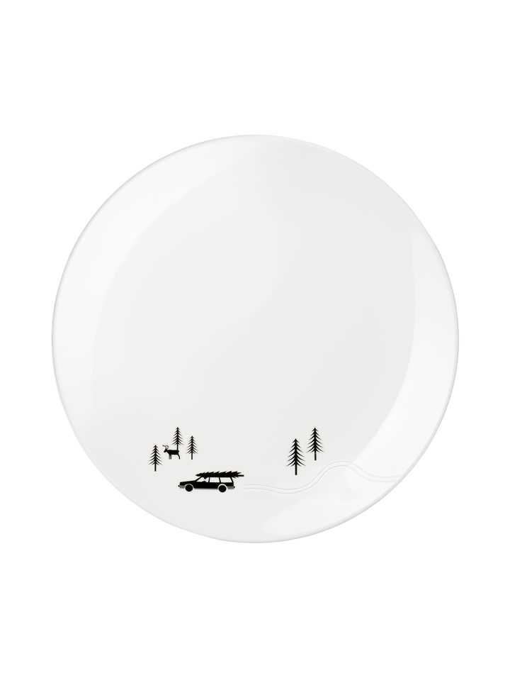 Asa, Dessertteller, skiding xmas, D20,5 x  H2,2 cm