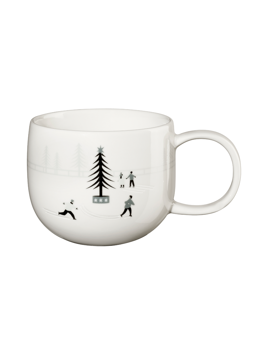 Asa, Henkelbecher ice skating, D10 x H8,5 cm, 0,4 l