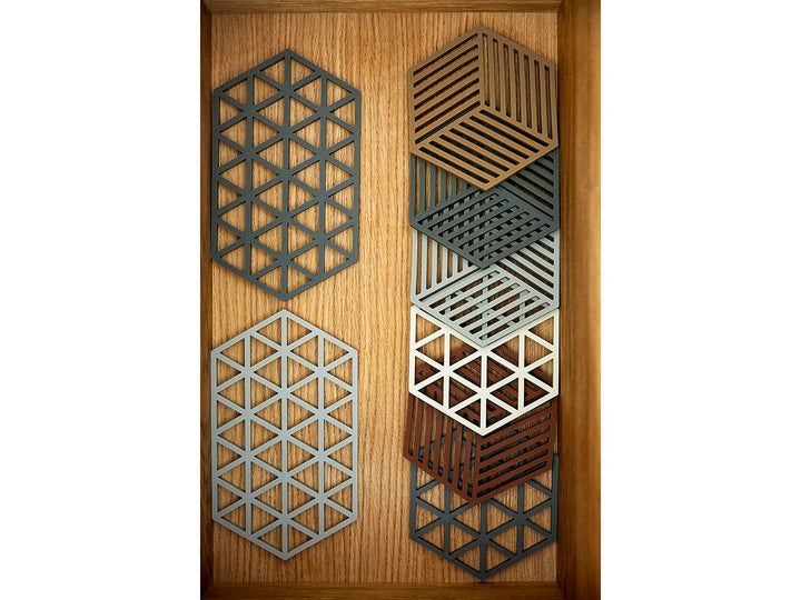 Zone Denmark, Hexagon Coaster, Olive Green, 16 x 14 x 0.9 cm