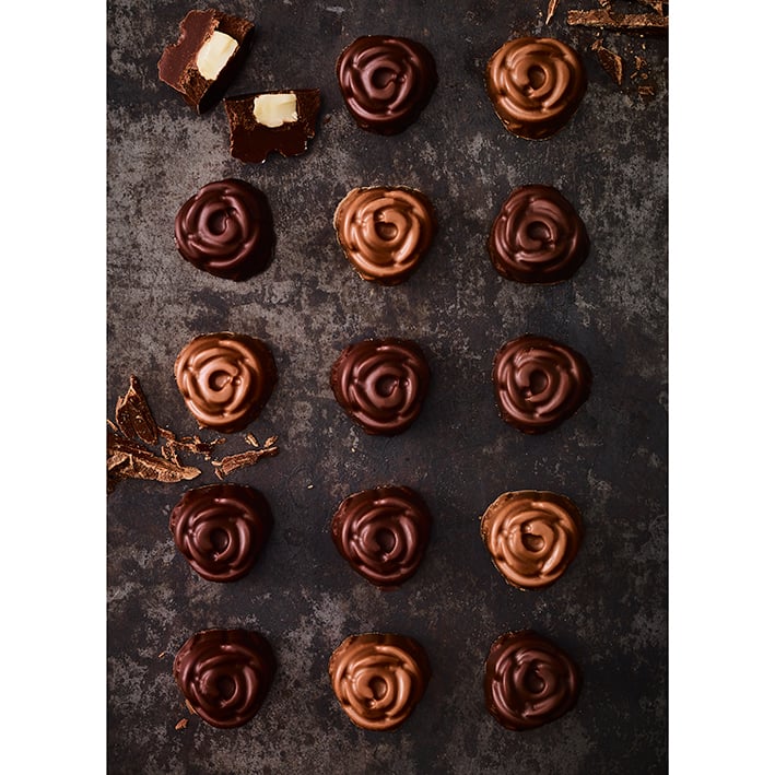 Rbv Birkmann, Chocolaterie Rose, jednoduchá forma, 2 kusy
