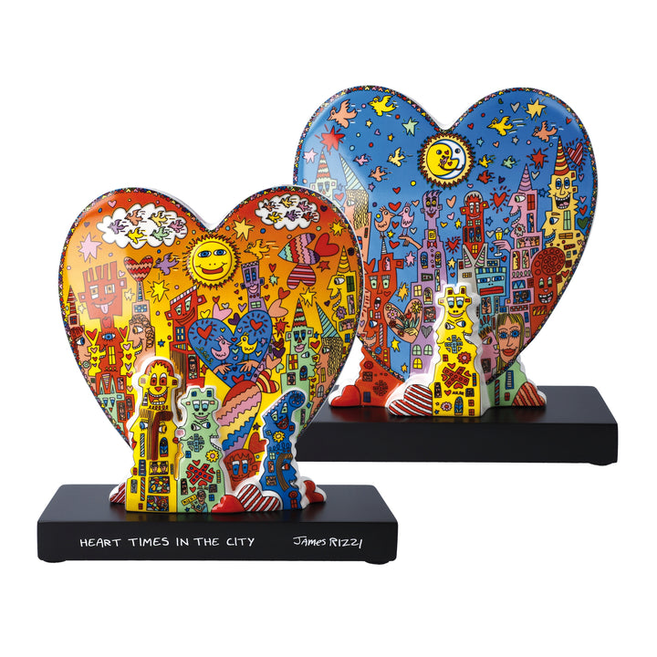 Goebel Pop Art James Rizzi 'JR Heart times in the City'