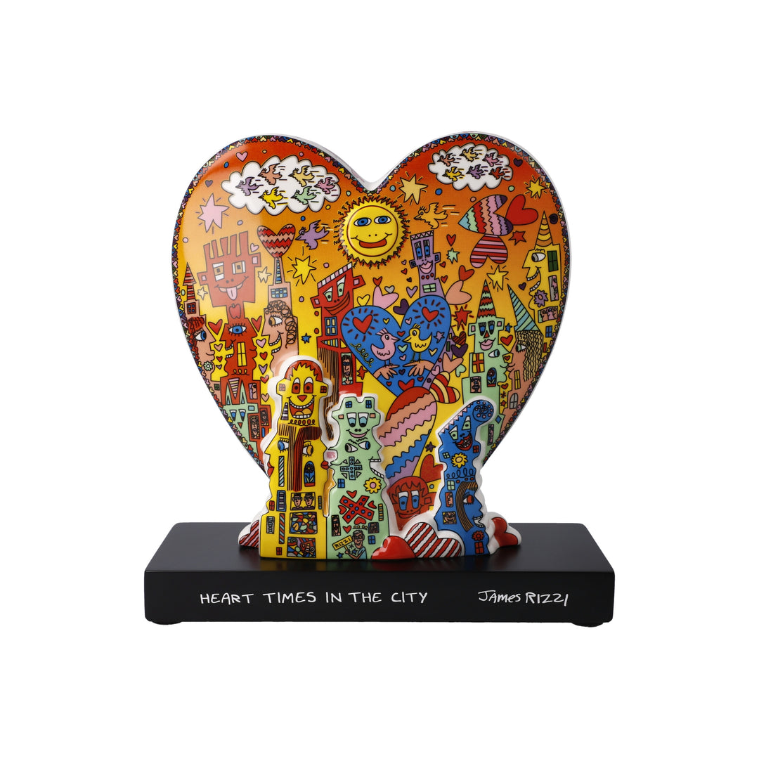 Goebel Pop Art James Rizzi 'JR Heart times in the City'