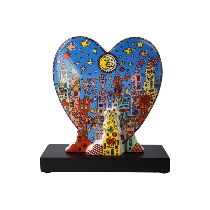 Goebel Pop Art James Rizzi 'JR Heart times in the City'