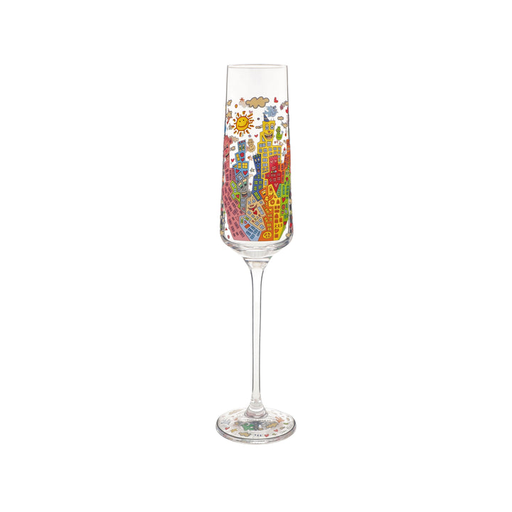 Goebel James Rizzi Champagne Glass 'My NYC Day' 2026