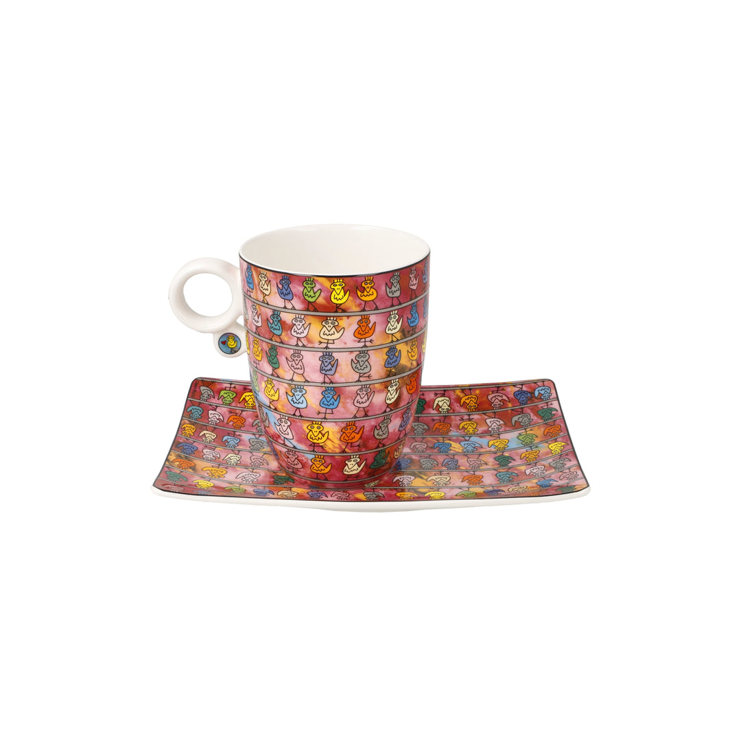 Goebel James Rizzi Artist Mug with Saucer 'We are the Birds' 2026