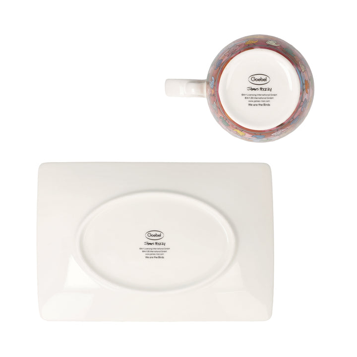 Goebel James Rizzi Artist Mug with Saucer 'We are the Birds' 2026