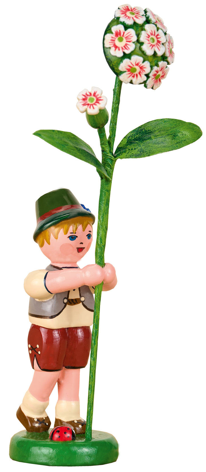 Hubrig Volkskunst 'Criança das flores Menino com Cravo 11cm' 2026