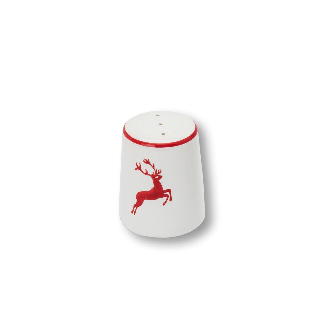 Gmundner Keramik 'Robijnrode Hert - Peperstrooier glad'
