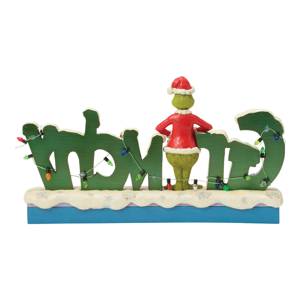 The Grinch, mit Grinchy Sign - 15cm, Jim Shore 2026