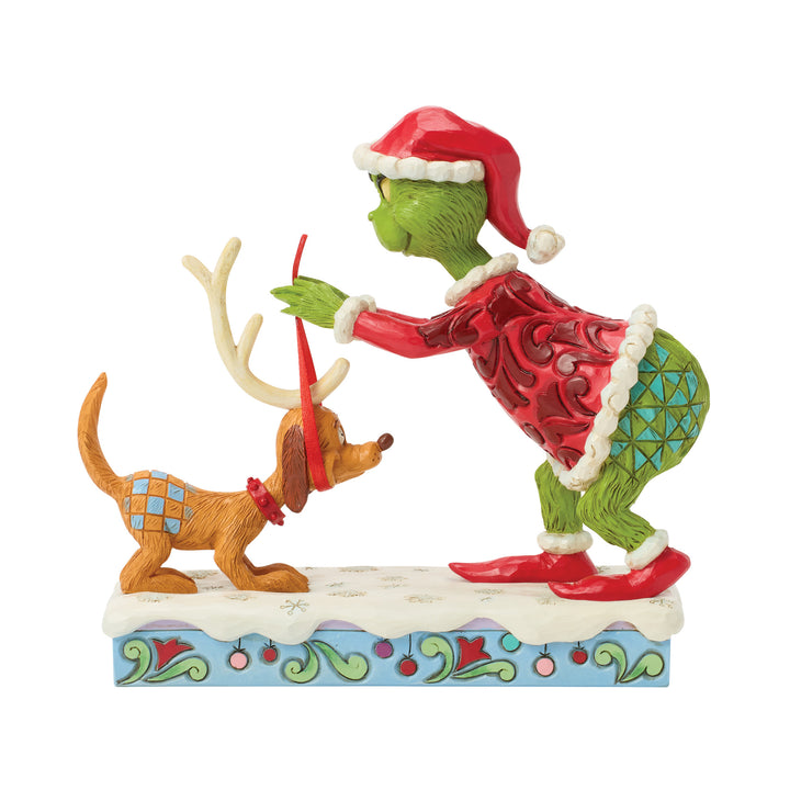 The Grinch, Max das Geweih anlegen - 14,5cm, Jim Shore 2026