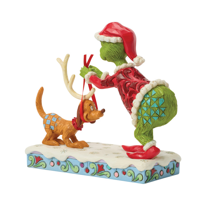 The Grinch, Max das Geweih anlegen - 14,5cm, Jim Shore 2026