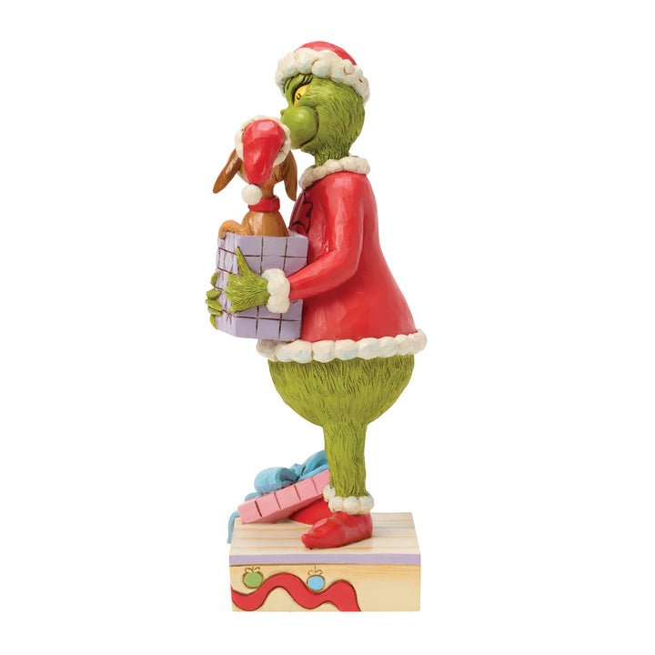Grinch, Darček s vyskočiacim Maxom - 24 cm, Jim Shore 2026