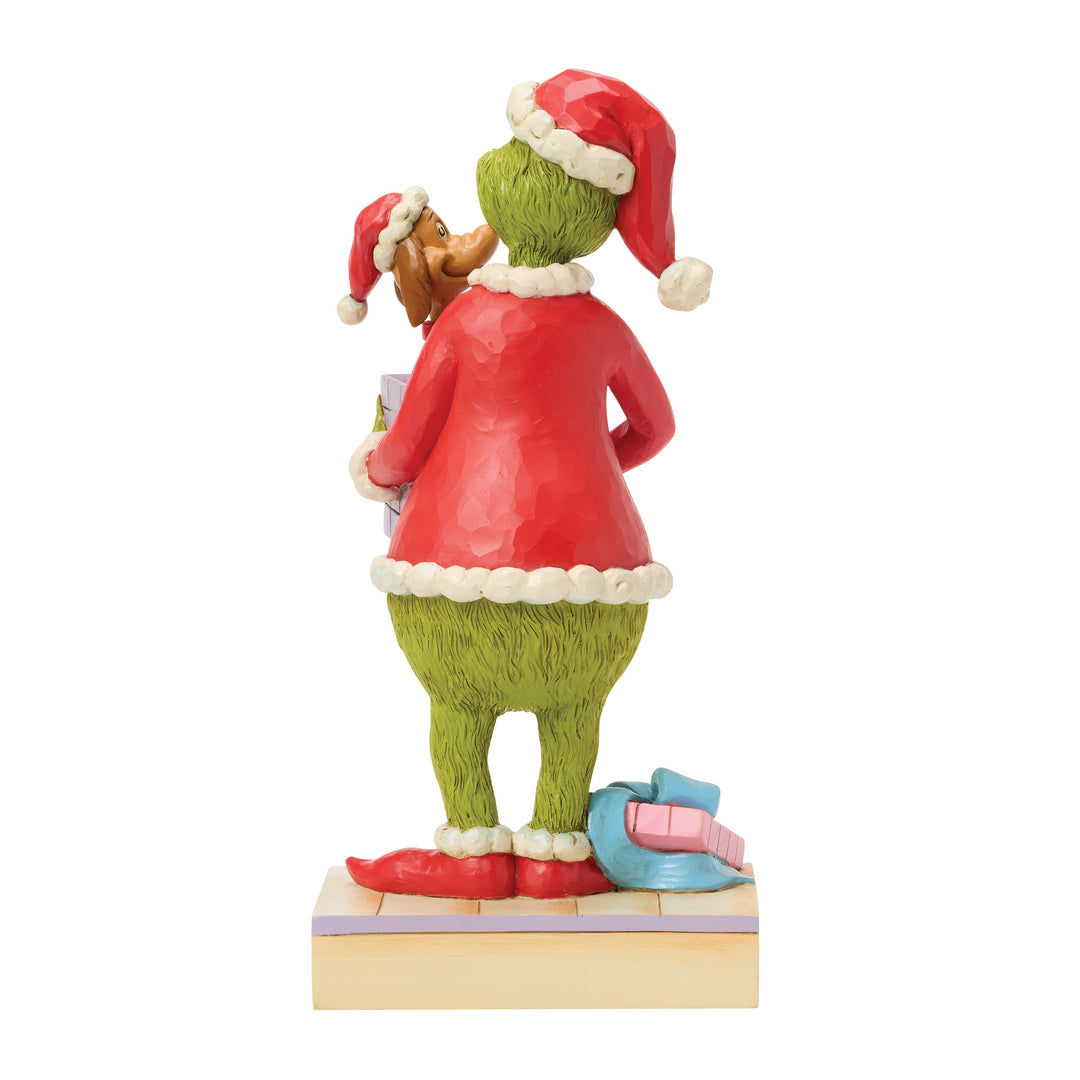 Grinch, Darček s vyskočiacim Maxom - 24 cm, Jim Shore 2026
