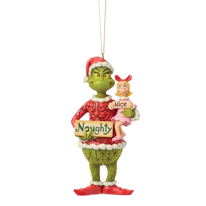 O Grinch, Enfeite Grinch Figura Cindy-Lou com Placa - 13cm, Jim Shore 2026