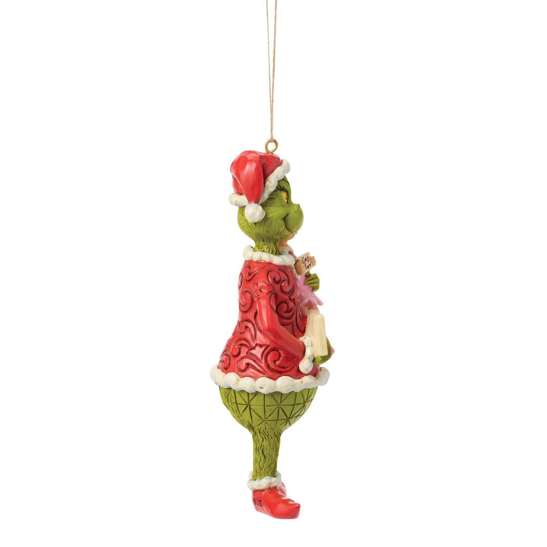 O Grinch, Enfeite Grinch Figura Cindy-Lou com Placa - 13cm, Jim Shore 2026