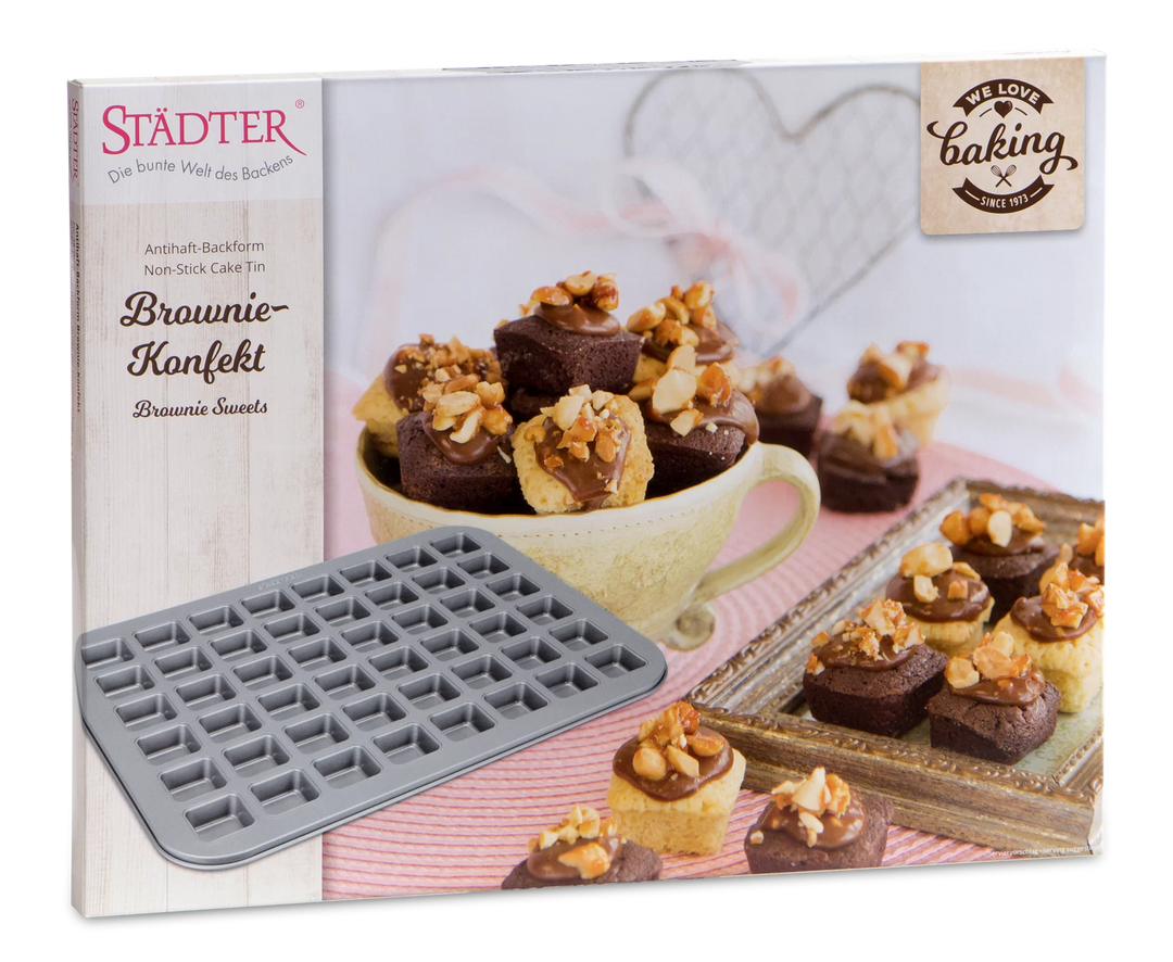 Städter, Brownie cofetărie, We Love Baking, metal argintiu