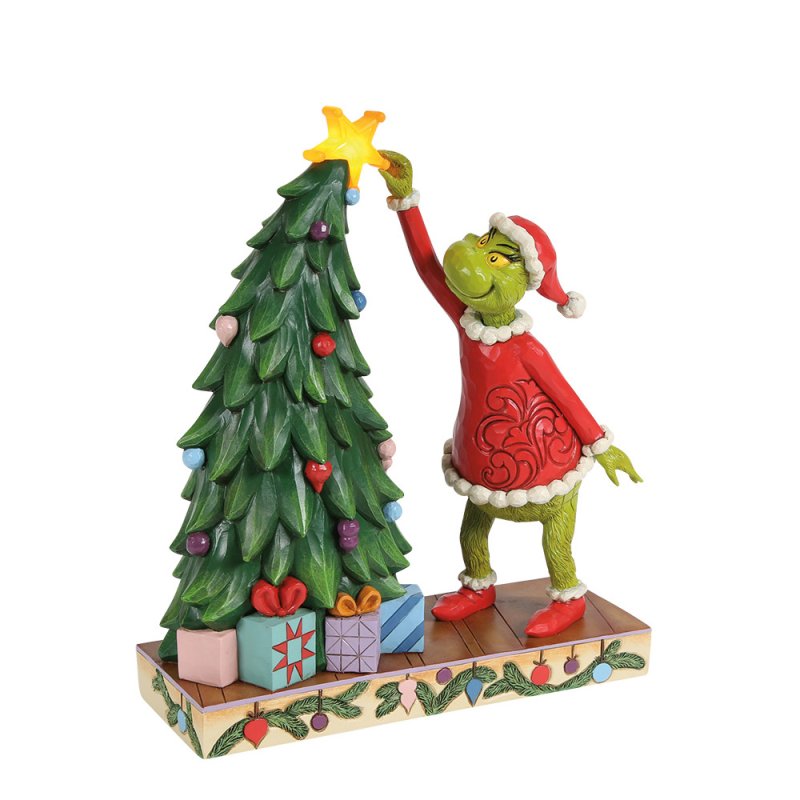 The Grinch, Pulling Tree Star- 21,5 cm, Jim Shore 2026