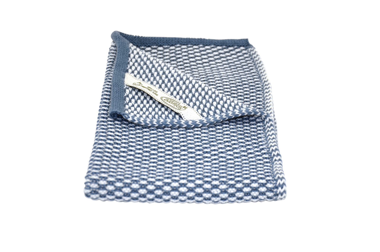 SOL - BH02102 - Solwang '1 Stück Bio Gästehandtuch in Natur/Dunkles Antikblau'