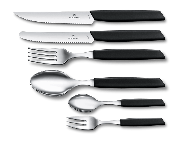 Victorinox, Ελβετικό σύγχρονο μαχαίρι μπριζόλας μαύρο