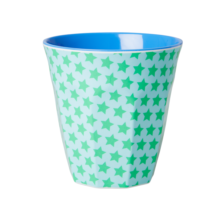 rizs, Melamine Bögre Csillagok zöld/türkiz, 250 ml