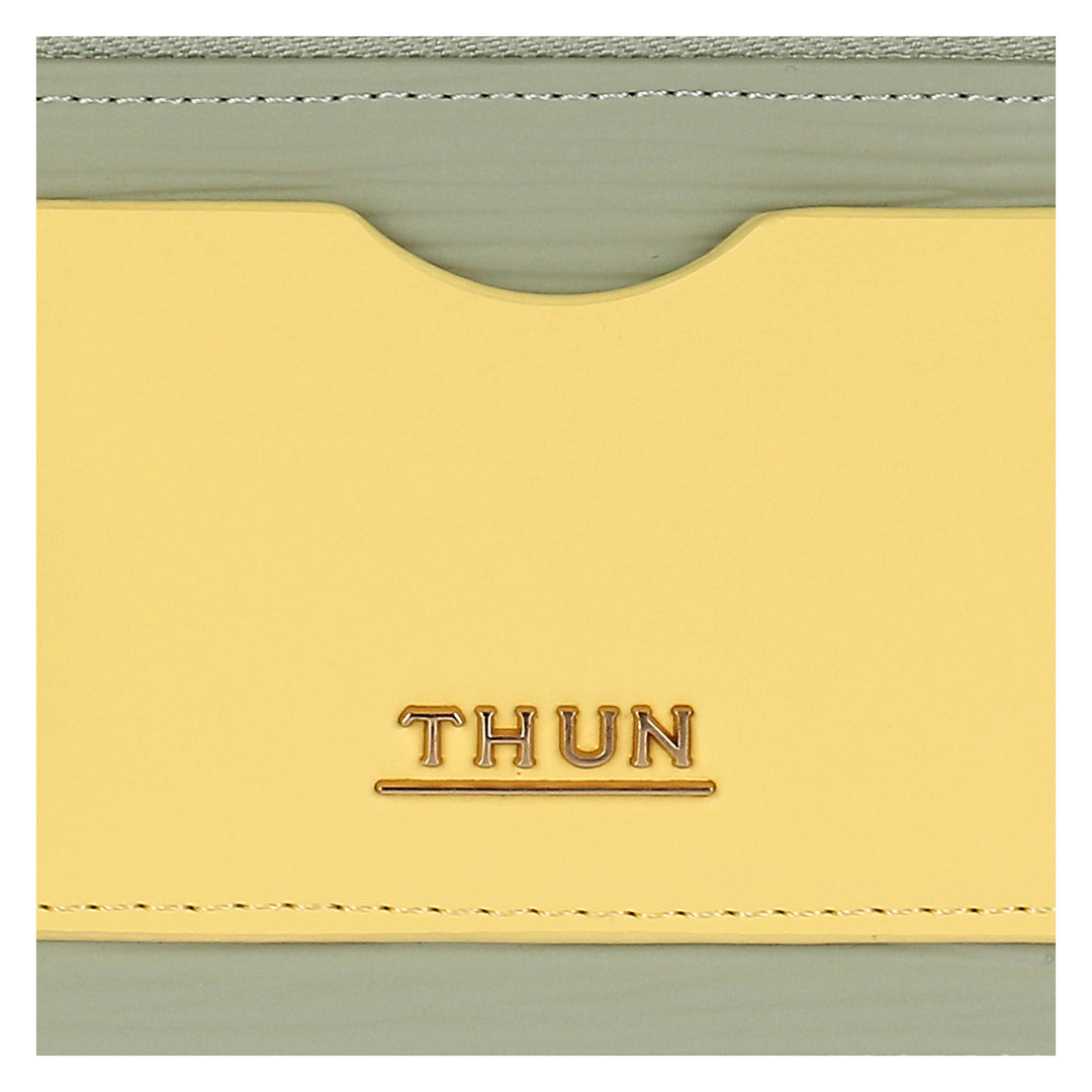 THUN Multicolor Faux Leather Pouch Credit Card Holder