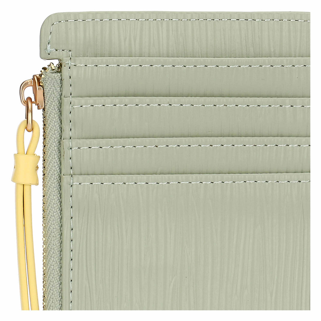 THUN Multicolor Faux Leather Pouch Credit Card Holder