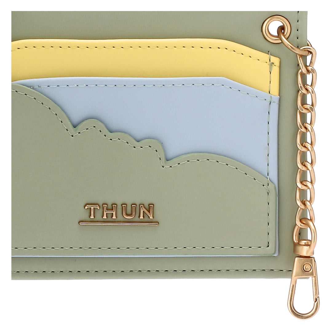 THUN Porte-clés enveloppe en simili cuir multicolore