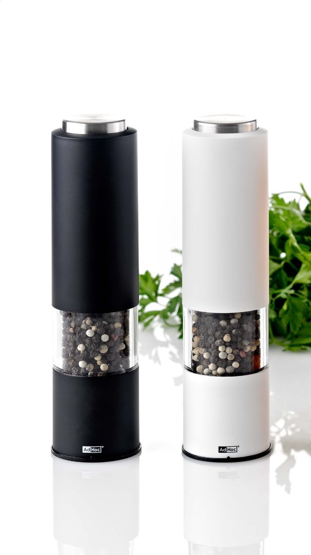 AdHoc - EP22 - EP23_SET - AdHoc 'Elektrische Pfeffer - oder Salzmühle TROPICA SET, Ceramic Mahlwerk CeraCut®, LED Licht'
