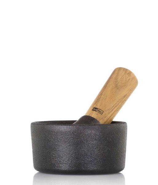 AdHoc - MO13 - AdHoc 'Mörser Camo.10 , Gusseisen/Akazienholz, D10cm, H5cm'