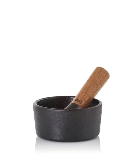 AdHoc - MO15 - AdHoc, Mörser Camo.12, Gusseisen/Akazienholz, D12cm x H6cm