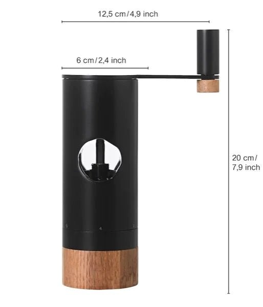 AdHoc - MP53 - AdHoc - Pfeffer - oder Salz - Getriebemühle PowerMill - Edelstahl schwarz