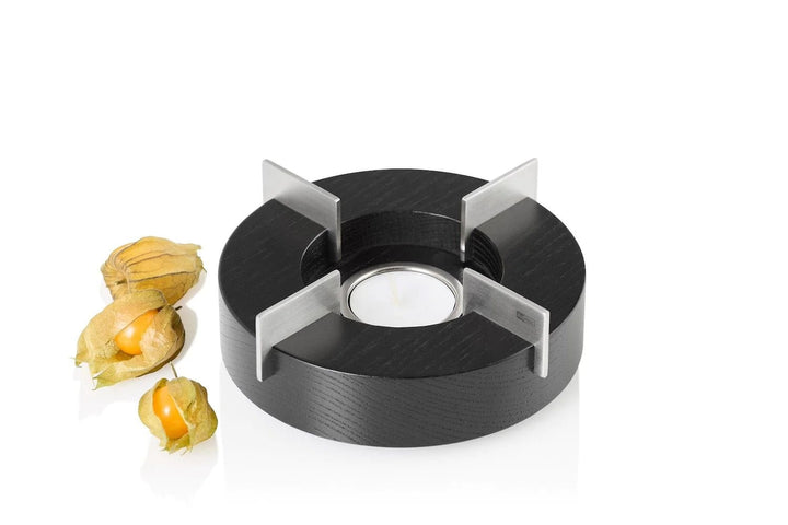 AdHoc - TK54 - AdHoc, Stövchen und Speisenwärmer Tuto, schwarz, D14,5cm