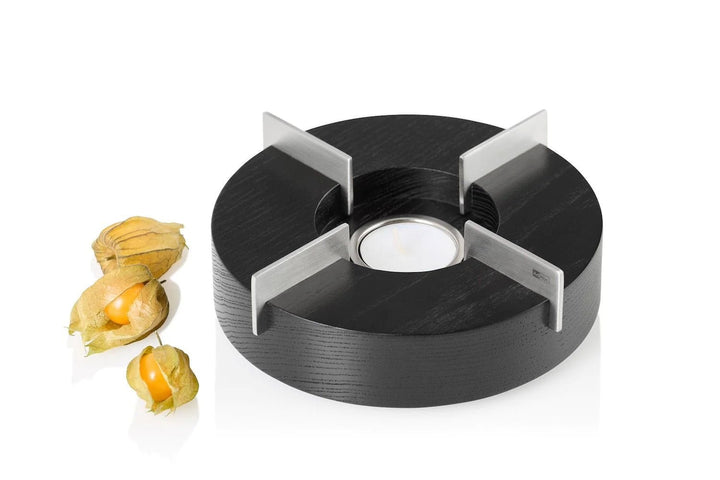 AdHoc - TK55 - AdHoc, Stövchen und Speisenwärmer Tuto schwarz, D16cm