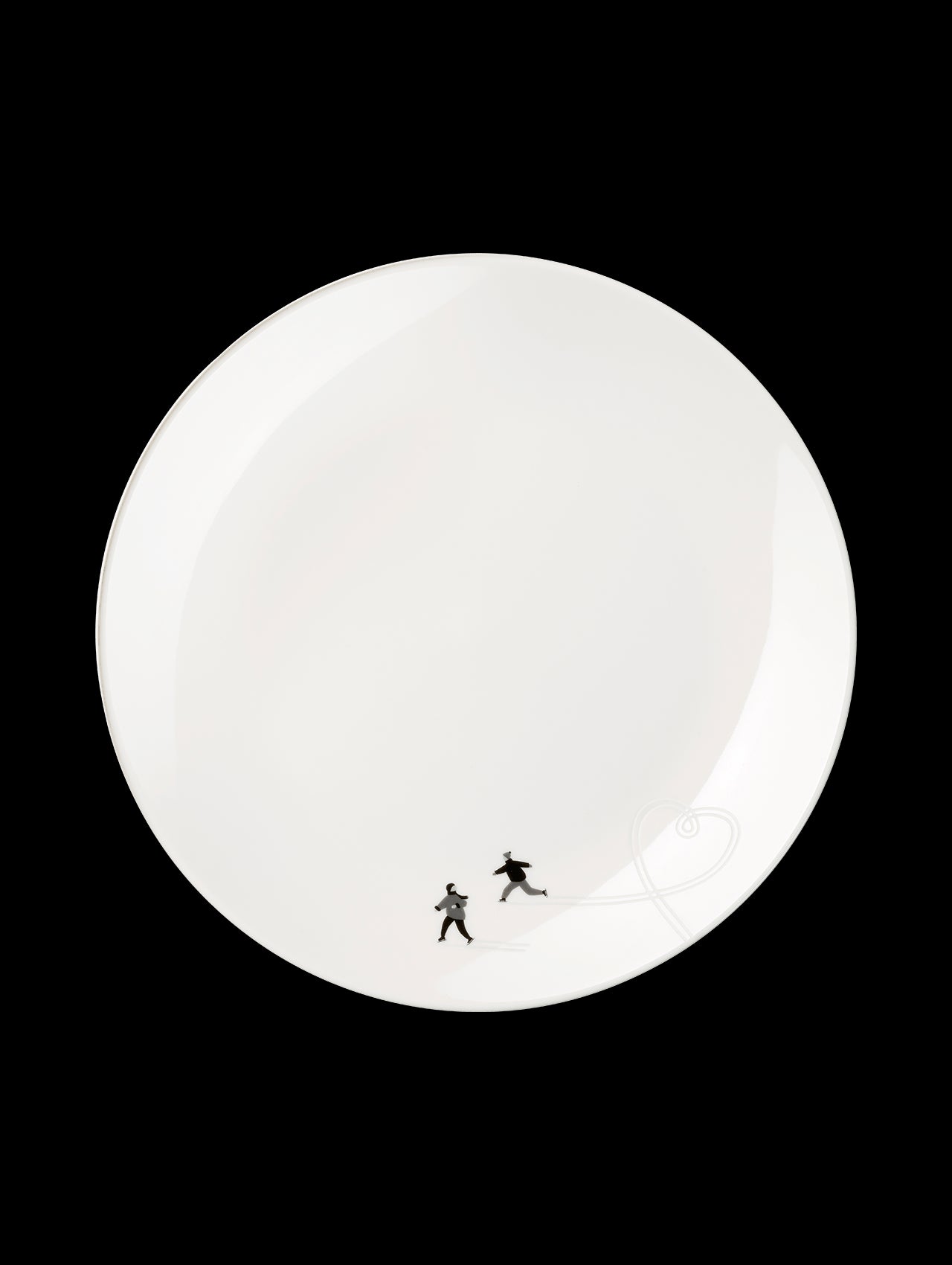 ASA - 16831286 - Asa, Dessertteller, ice skating, D20,5 x H2,2 cm