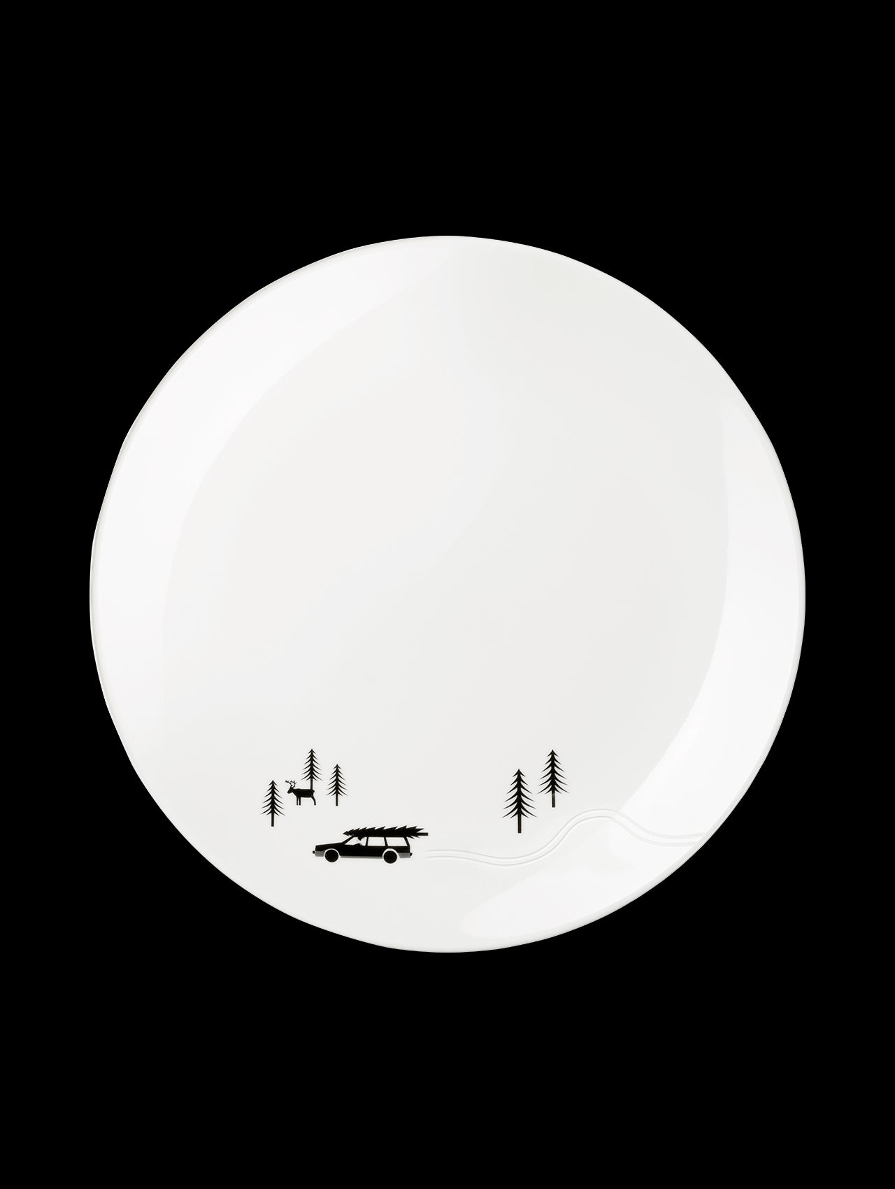 ASA - 16834286 - Asa, Dessertteller, skiding xmas, D20,5 x H2,2 cm