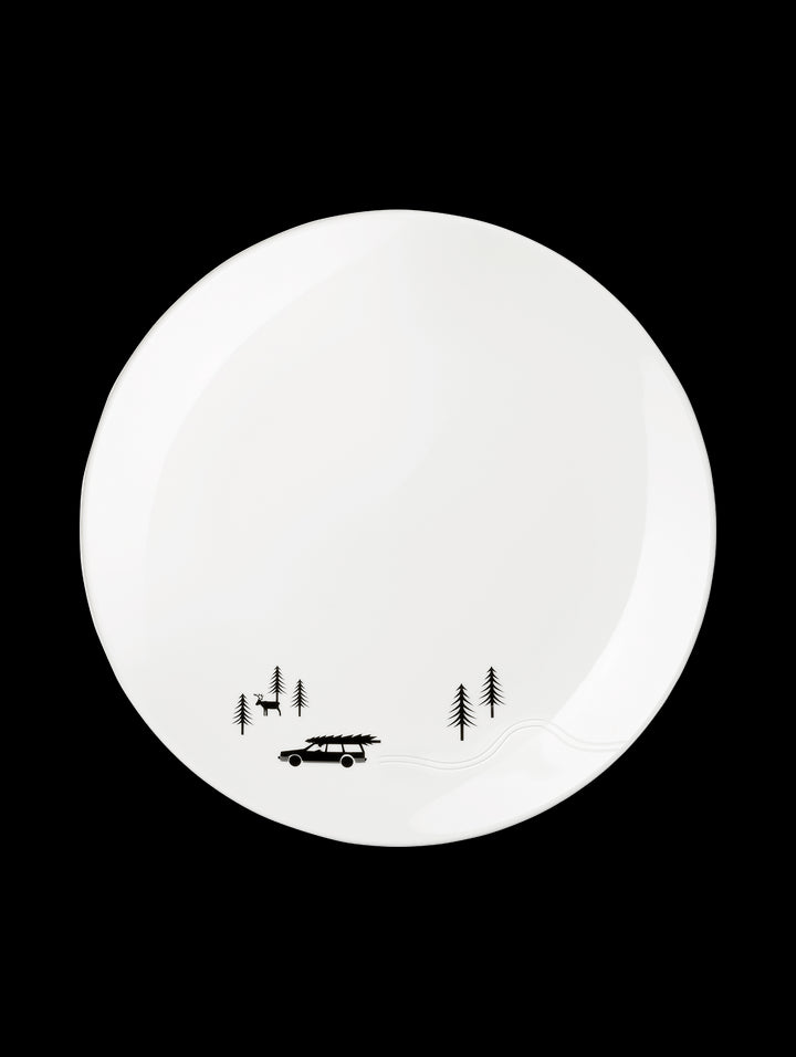 ASA - 16834286 - Asa, Dessertteller, skiding xmas, D20,5 x H2,2 cm