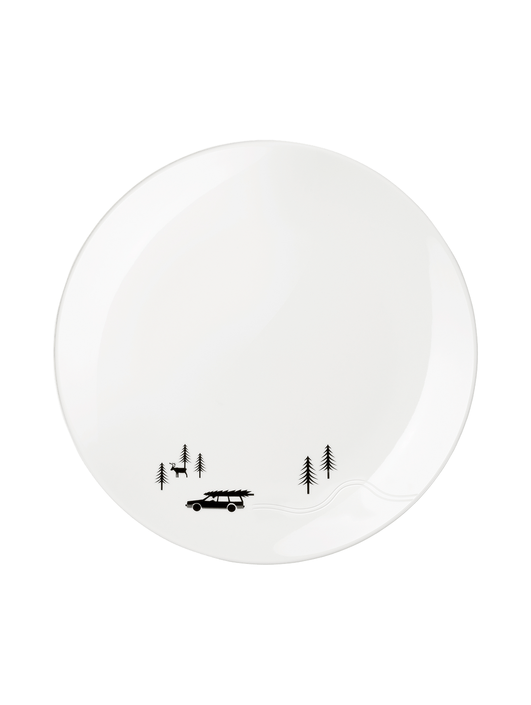 ASA - 16834286 - Asa, Dessertteller, skiding xmas, D20,5 x H2,2 cm