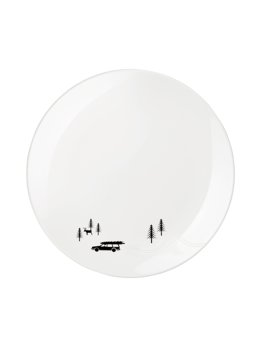ASA - 16834286 - Asa, Dessertteller, skiding xmas, D20,5 x H2,2 cm