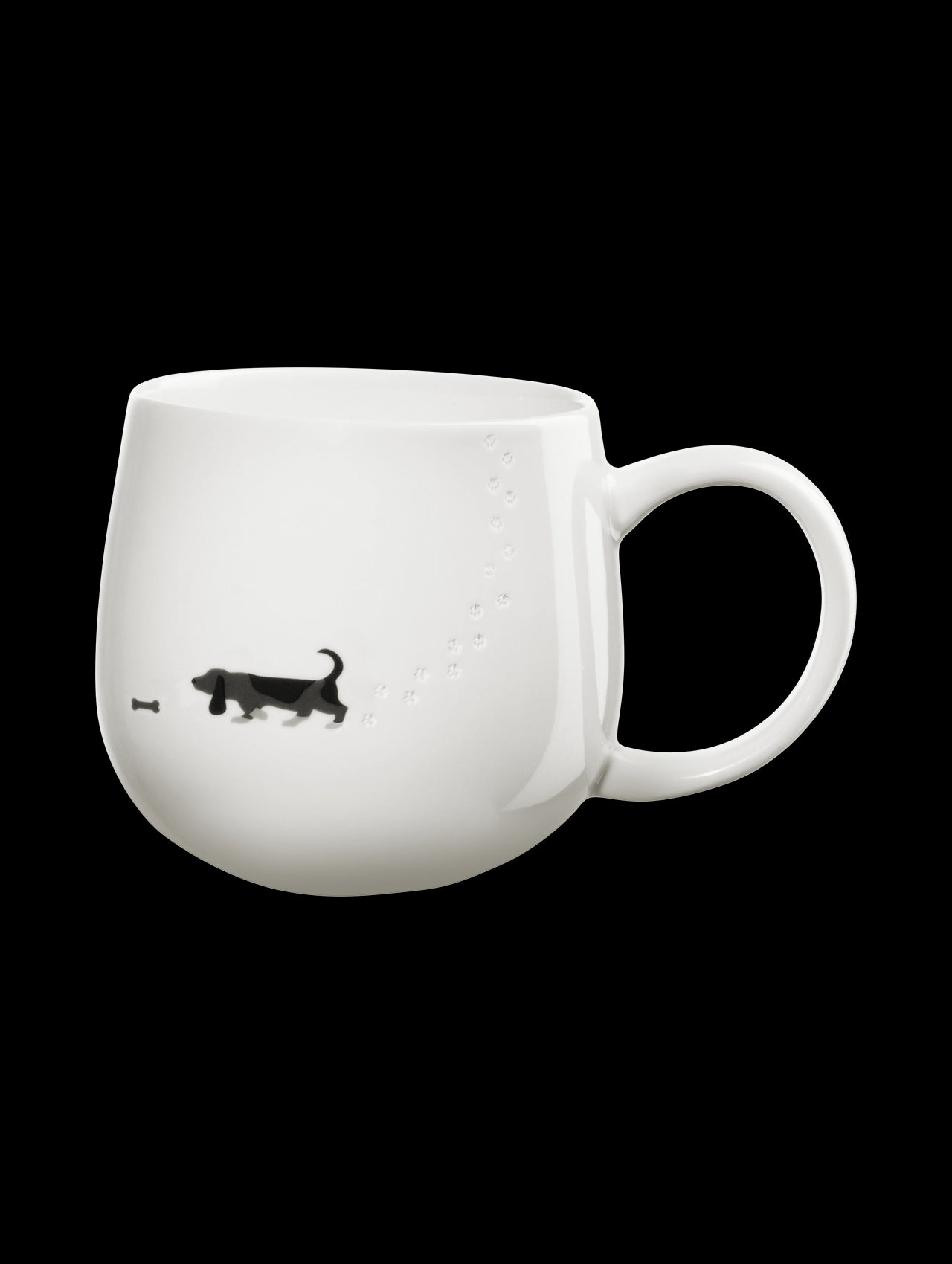 ASA - 22060338 - ASA, Henkelbecher "dog", 0,4l, H9,5 x D10,2cm