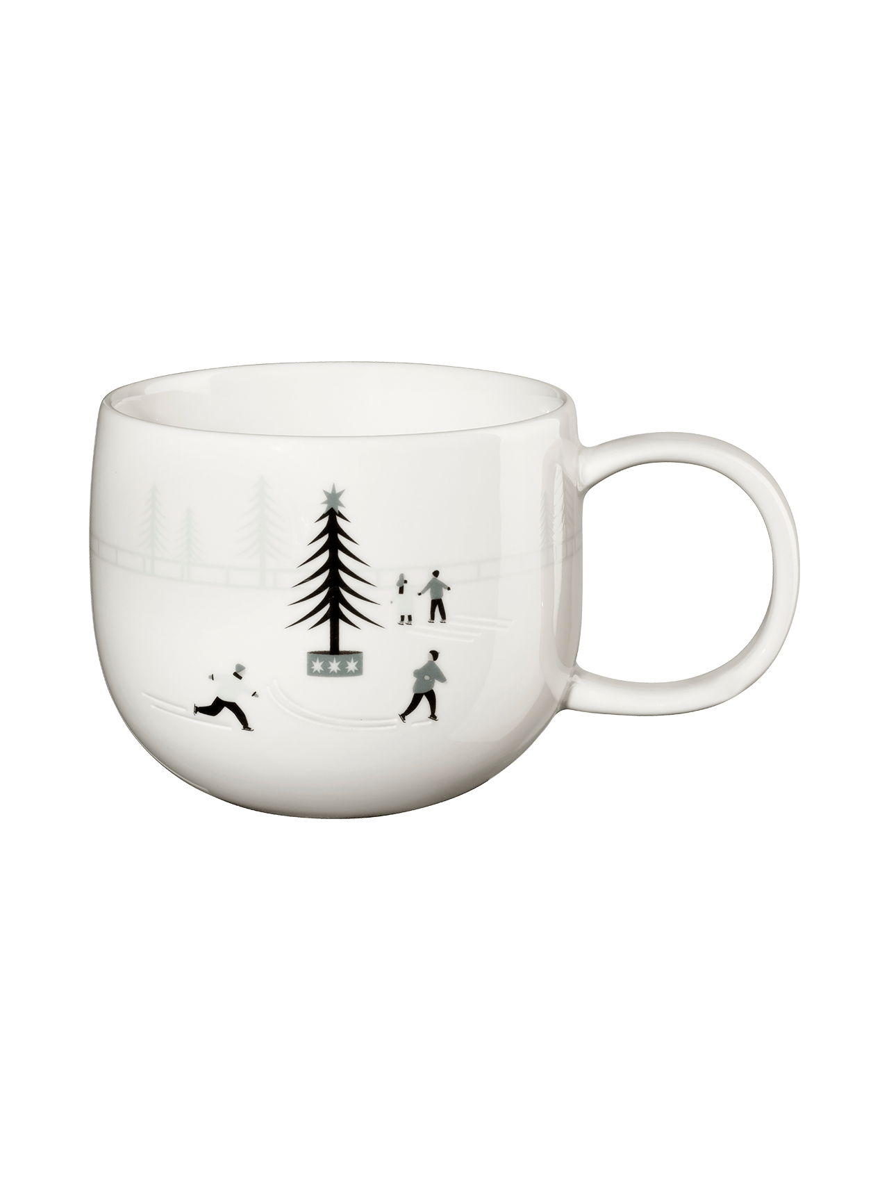 ASA - 16871286 - Asa, Henkelbecher ice skating, D10 x H8,5 cm, 0,4 l