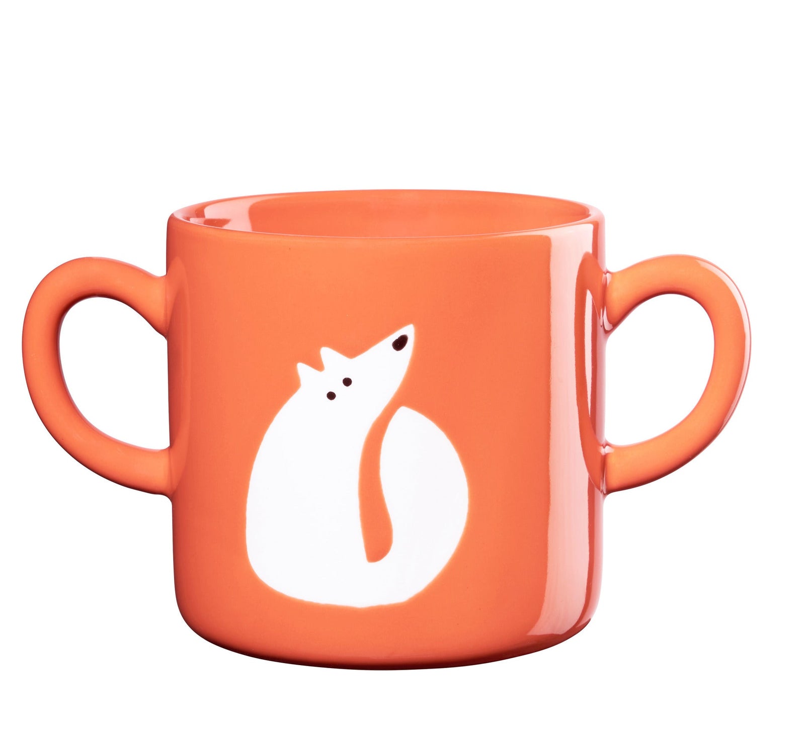 ASA - 49061514 - ASA, Kinder Henkelbecher Fuchs, Höhe 8,5cm x D8,5cm, Inhalt 0,25l