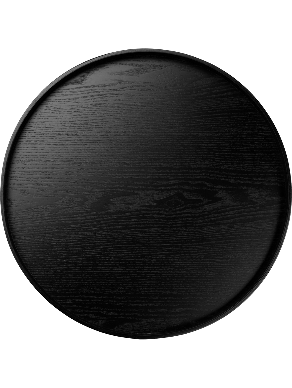 ASA, Tablett auf Fuß, schwarz, "Wood black", D40cm ASA - 53970970