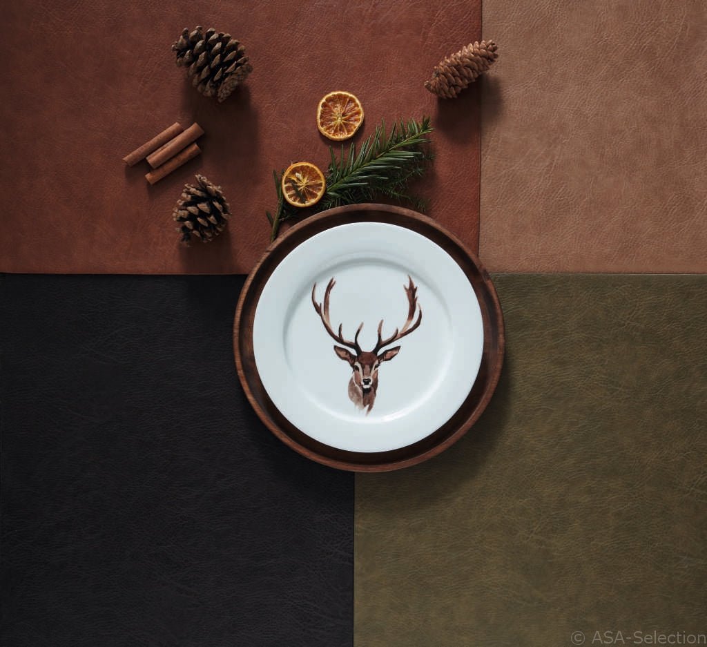 ASA-78309076 - ASA 'Tischset, mushroom, vegan Leder'