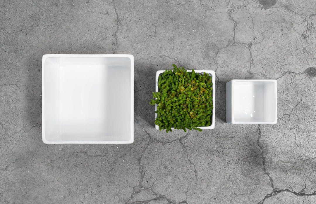 ASA-04606005 - Asa, Vase/Übertopf, weiß quadro