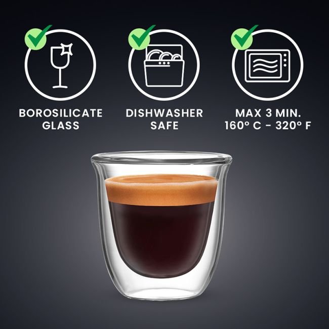 Bialetti 'Doppelwandige Espresso Gläser' - BIA - DBW013