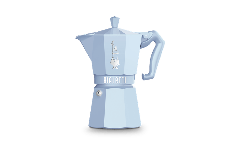 BIA-9062 - Bialetti, Espressokocher Moka, Exclusive, 6 Tassen, hellblau