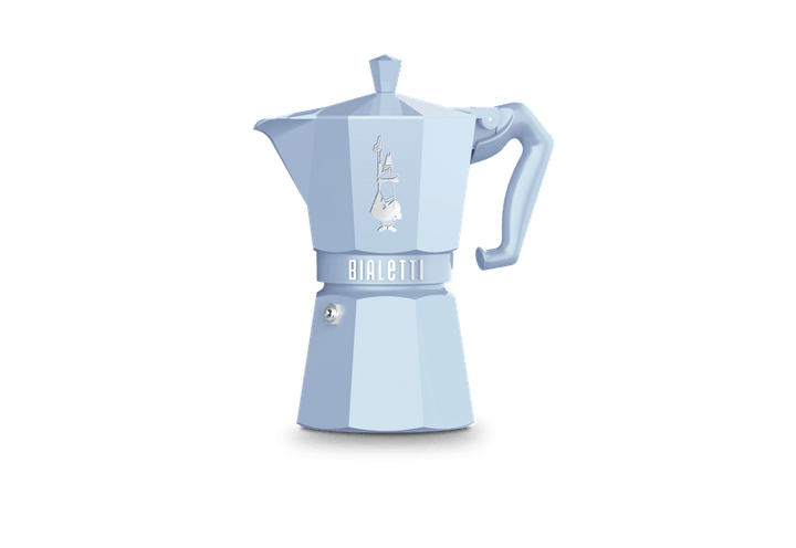 BIA-9062 - Bialetti, Espressokocher Moka, Exclusive, 6 Tassen, hellblau